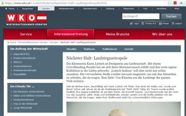 Artikel WKO Loitsch-Fashion 30 07 2016