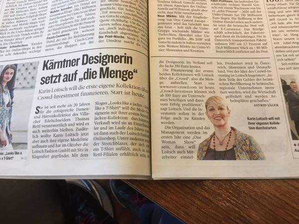 Loitsch-Fashion Kleine Zeitung 22 04 2016
